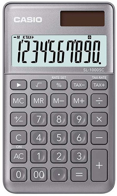 

Casio SL-1000SC-GY Portable Basic Calculator(10 Digit)