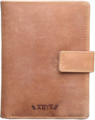 

ABYS 100% Genuine Leather 3 Card Holder(Set of 1, Tan)