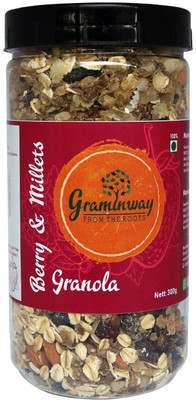 

Graminway Berry & Millets Granola(300 g, Plastic Bottle)