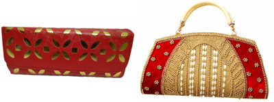 

Rapidcostore Casual, Formal, Party, Sports Red Clutch
