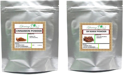 

Glowing Buzz Combo of cinnamon powder 200 grams and shikakai powder 200 grams(Set of 2)