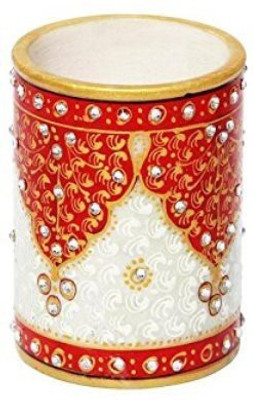 

VENDOR STATION 2 Compartments Marble Table Decore(Multicolor)