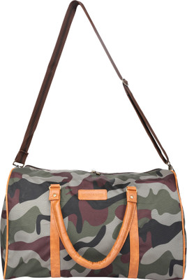 

WILLOW & SMITH Leatherette Weekender Cabin Travel Duffel Bag(Green)
