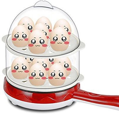 ALPYOG Handle Egg Boiler(14 L, Red)