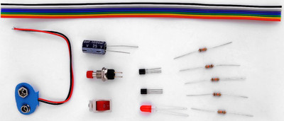 KitsGuru Monostable multibivrator using transistor Educational Electronic Hobby Kit
