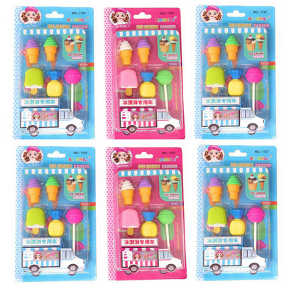 

Parteet Different Shapes Erasers for Kids (Pack of 6) for Birthday Party Return Gifts Non-Toxic Eraser(multicoulour)