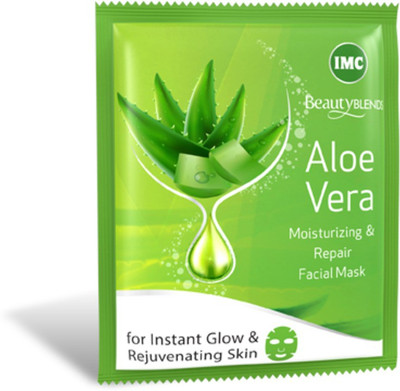 

IMC Herbal Facial Mask for Instant glow and Rejuvenating Skin ( Aloevera Moisturizing and Repair Face Mask )(50 ml)