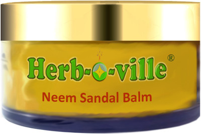 

Herb-O-Ville Neem Sandal Balm Grape Fruit, Natural Radiance Skin Repair Cream Mask, 50 g | No Parabens or Chemicals or Preservatives | 100% Natural, Organic, Pure & Ayurvedic(50 g)