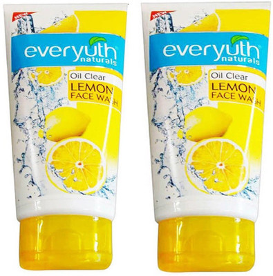 

EVERYUTH NATURALS OIL CLEAR LEAMON FACEWASH PACK OF 2 (150*2) Face Wash(300 g)