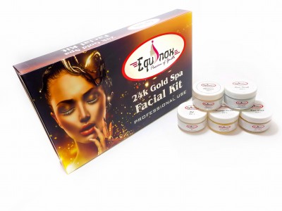 

EquinoxBliss Gold Spa Facial Kit with 300gm (60gm*5) 300 g