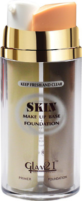 

Glam 21 Skin Makeup Base Primer + Foundation FP2001-02 Foundation(Alabaster)
