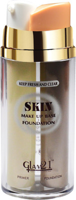 

Glam 21 Skin Makeup Base Primer + Foundation FP2001-03 Foundation(ivory)
