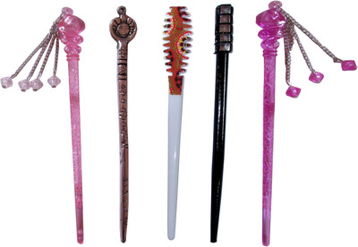 

JEETENDRA Combo of Multi Color Juda Sticks Bun Stick(Multicolor)
