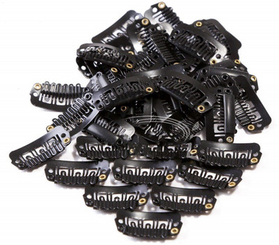 

Jampak™ New set of Patches, Wigs Clips For Men & Women, Set of 30 Pcs, Black Pack Of 1 Hair Accessory Set(Black)