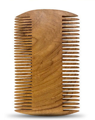 

trumen Hand Made Teak Wood Beard Comb Double-sided Anti-static Hair Care Tool