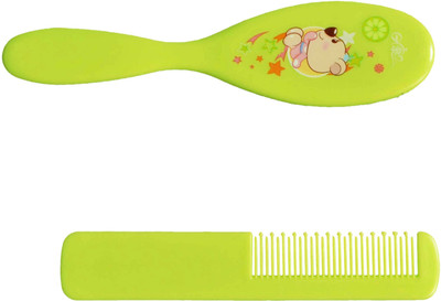 

Guru Kripa Baby Products Gurukripa Newborn Baby Comb & Soft Brush Set Grooming Hair Care Products For Babies & Infants Baby Brush(GREEN)