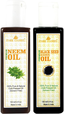 

Park Daniel Premium Neem oil and Black seed oil combo of 2 bottles of 100 ml (200ml) Hair Oil(200 ml)