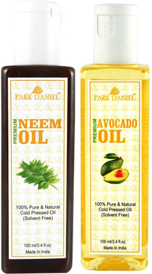 

Park Daniel Premium Neem oil and Avocado oil combo of 2 bottles of 100 ml (200ml) Hair Oil(200 ml)