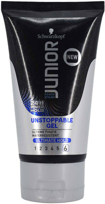 

Schwarzkopf Junior Unstopable Gel, Ultimate Hold - 150ml Gel(150 ml)