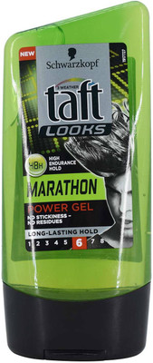 

Schwarzkopf Taft Looks Marathon Power Gel, Long Lasting Hold - 150ml Hair Styler
