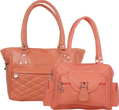 

Element Cart Hand-held Bag(Orange, Tan)