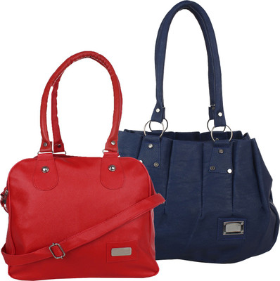 

Fillin Cart Hand-held Bag(Red, Blue), Blue;red