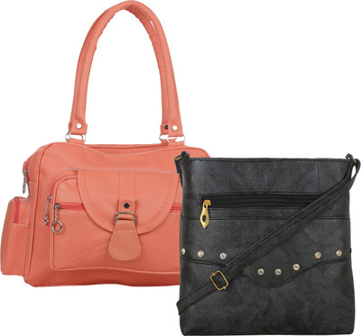 

Fillincart Sling Bag(Orange, Black), Black;orange