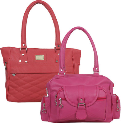 

Fillin Cart Hand-held Bag(Pink)