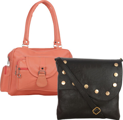 

Fillincart Sling Bag(Orange, Black), Black;orange
