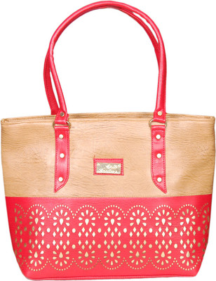 

NBM Messenger Bag(Pink, Brown), Brown;pink