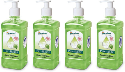 

Himalaya PURE HANDS GREEN APPLE SANITIZER, 500 ML PACK, SET OF 4 PACKS, TOTAL 2000 ML(2000 ml, Pump Dispenser, Pack of 4)