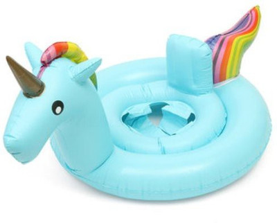 

Generic Kids Baby Inflatable Flamingo Unicorn Swim Ring Float Raft Seat Swimming Pool Inflatable Pool(Blue)