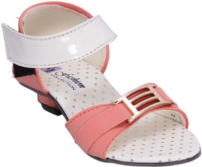 

Indcrown Girls Velcro Heels(Orange