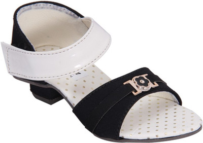 

Indcrown Girls Velcro Heels(Black