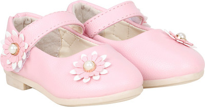 

Buckled Up Girls Velcro Mary Janes(Pink