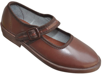 

Dynamic Girls Strap Ballerinas(Brown