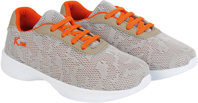 

KazarMax Boys & Girls Lace Running Shoes(Grey, Grey orange