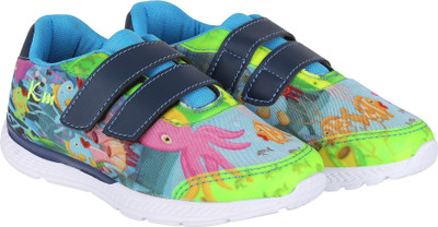 

KazarMax Boys & Girls Velcro Running Shoes(Blue, Sea life printed