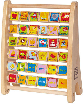 

Hape Alphabet Abacus(Multicolor)