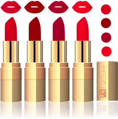 

Forsure Golden Velvet Matte Lipstick(Mauve,Maroon,Plum,Sweet Pink, 14 g)