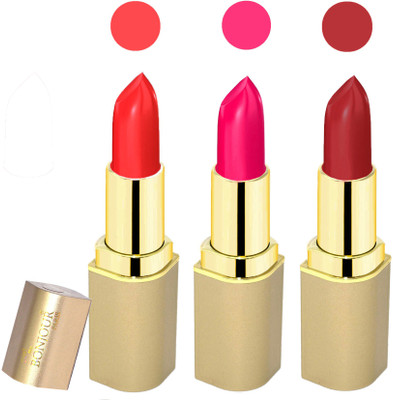

Bonjour Paris Creamy matte lipstick 17-06I3(red-pink-dark red, 12 g)
