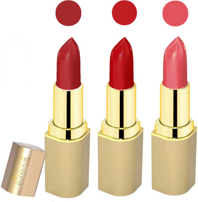 

Bonjour Paris Creamy matte lipstick 17-06M2(dark red-dark red-mauve, 12 g)