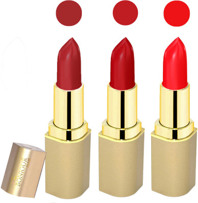 

Bonjour Paris Creamy matte lipstick 17-06M4(dark red-dark red-red, 12 g)