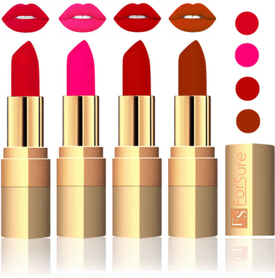 

Forsure Golden Velvet Matte Lipstick(Mauve,Peach,Coffee,Brown, 14 g)