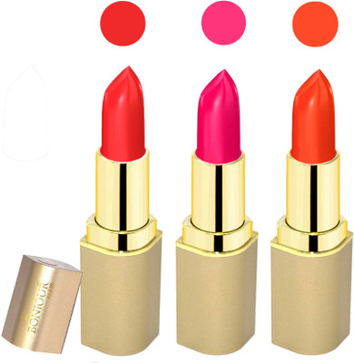 

Bonjour Paris Creamy matte lipstick 17-06I1(red-pink-orange, 12 g)