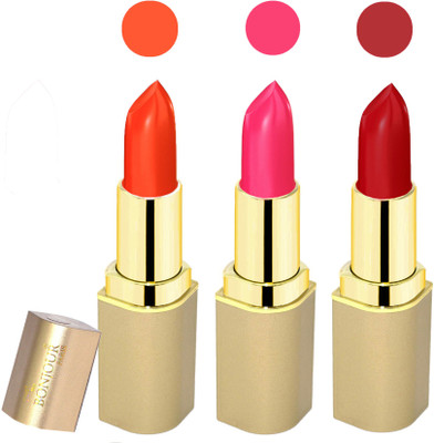 

Bonjour Paris Creamy matte lipstick 17-06K2(orange-pink-dark red, 12 g)