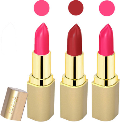

Bonjour Paris Creamy matte lipstick 17-06L6(pink-dark red-pink, 12 g)