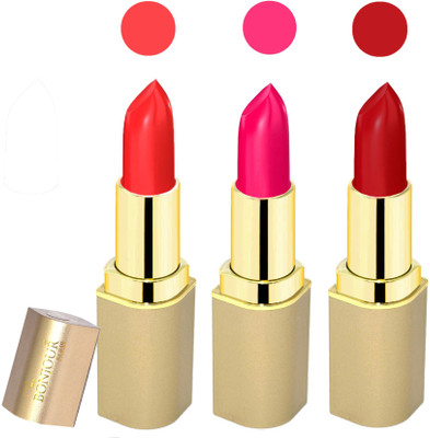

Bonjour Paris Creamy matte lipstick 17-06I4(red-pink-dark red, 12 g)