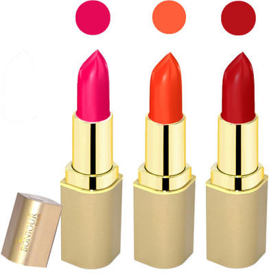 

Bonjour Paris Creamy matte lipstick 17-06J3(pink-orange-dark red, 12 g)