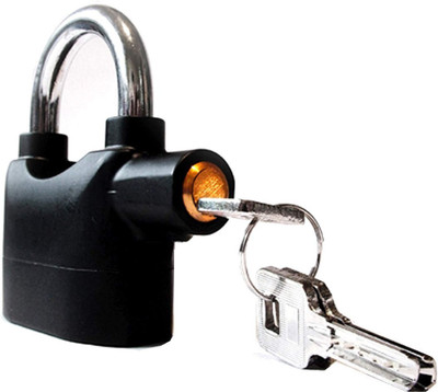 

Ace 110 dB Siren Alarm Security Padlock(Black)